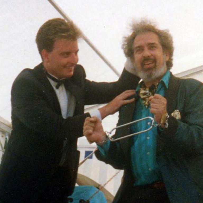 Nikko mit Mike Marteen 1991 - Nikko war mein wichtigster Mentor. Nikko kreierte meine erste Zaubershow